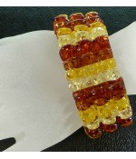 Браслет из янтаря широкий