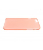 Чехол для iPhone (Айфон) 6/6s полупрозрачный розовый