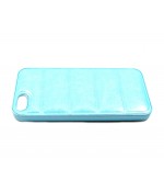 Чехол для iPhone (Айфон) 5/5s/5se кожаный голубой