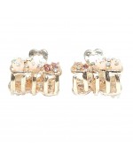 Крабик для волос со стразами цветной набор 2 штуки