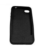 Чехол для iPhone (айфон) 4/4s силиконовый Хелло Китти черный