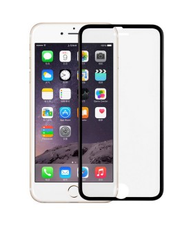 Защитное стекло на IPHONE (АЙФОН) 7 с черной рамкой