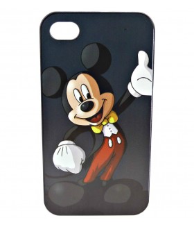 Чехол для iPhone (айфон) 4/4s Микки Маус черный