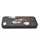 Чехол для iPhone (айфон) 4/4s Микки Маус черный