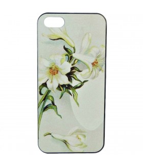 Чехол для iPhone (Айфон) 5/5s/5se с цветами
