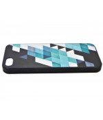 Чехол для для iPhone (Айфон) 5/5s/5se черно-бирюзовый