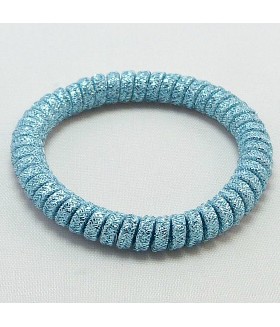 Резинка для волос голубая силиконовая