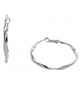 Серьги крупные кольца из медицинской стали 4 см